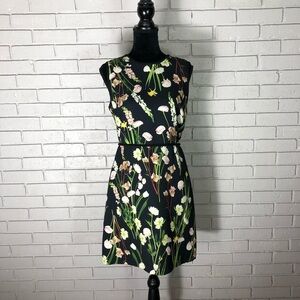 Victoria Beckham for Target Black Floral Dress
